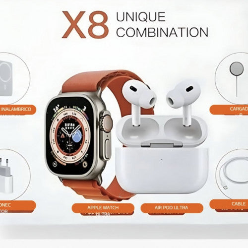 RELOJ/ SMARTWATCH X8 NEGRO
